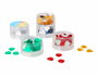 Innspiro Set de Gemmes Acryliques Cœur Couleurs Basiques 14x14mm