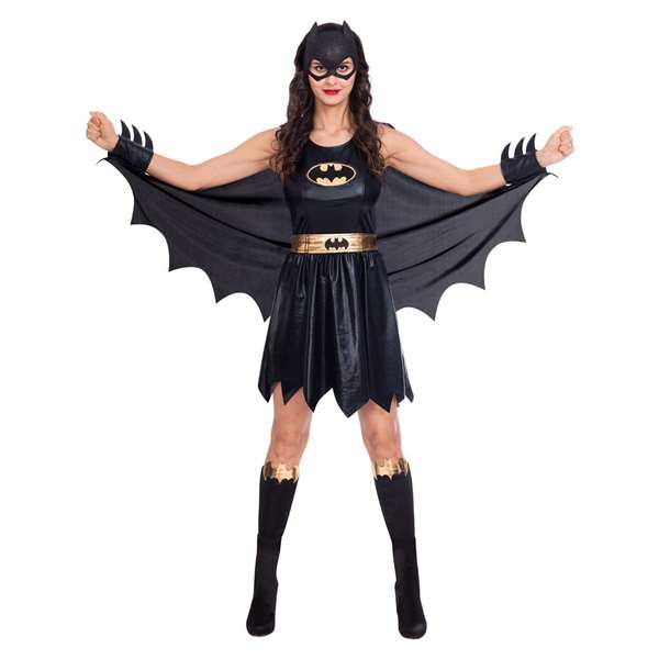 W.B. Batgirl Déguisement pour Adultes Taille XL (42/44) - Noir