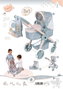 Decuevas Coche Coco - Poussette de poupée 3 en 1 pliable avec sac à dos, pour poupées jusqu'à 48 cm, dimensions 41x62x70 cm