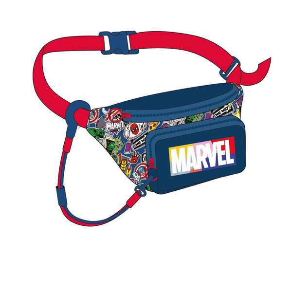 Cerdá Sac Banane Avengers 25 x 11 x 1.6 cm, Bleu Foncé, Licencie Marvel Cerdá Sac Banane Avengers 25 x 11 x 1.6 cm, Bleu Foncé, Licencie Marvel