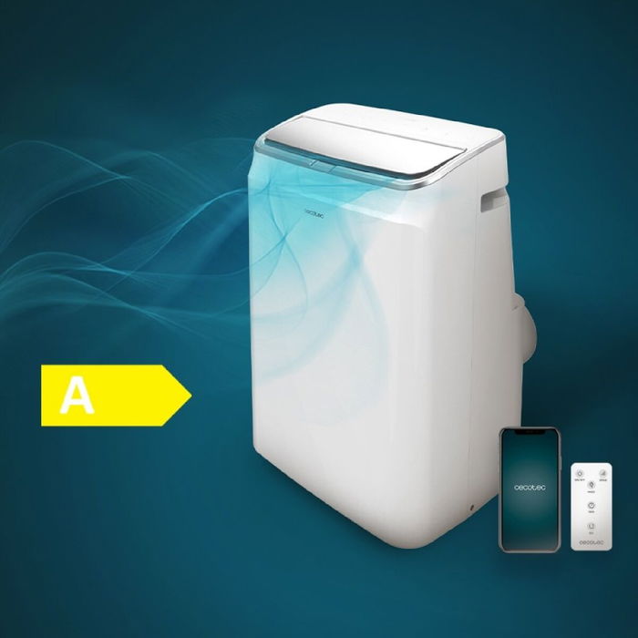 Climatiseur Portable Cecotec ForceClima 12800 Soundless Heating Connected A 1340 W Blanc
