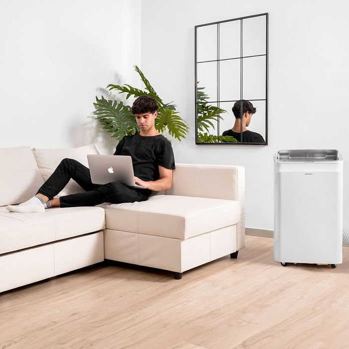 Climatiseur Portable Cecotec ForceClima 12800 Soundless Heating Connected A 1340 W Blanc
