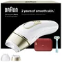 Braun Silk Expert Pro 5 PL5221 Épilateur à Lumière Pulsée IPL avec Capteur SkinProtect - Blanc et Or