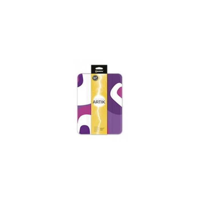 Housse pour Tablette Zimax Tablet Galaxy Blanc Violet Pourpre Housse pour Tablette Zimax Tablet Galaxy Blanc Violet Pourpre