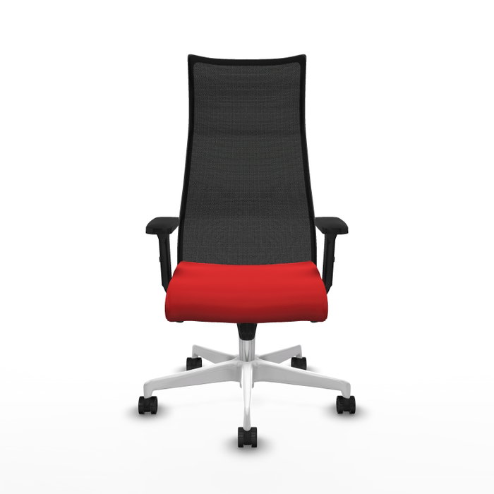 Piqueras y Crespo Chaise de Bureau Albacete Rouge et Noire
