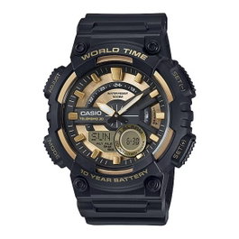 Casio AEQ-110BW-9AVDF avec cadran doré