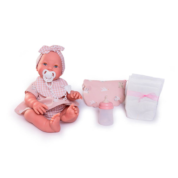 Muñecas Antonio Juan - Poupée Nouveau-né Mia Faisant Pipi avec Nécessaire 50393 - Inclut Vêtements et Accessoires, Âge Recommandé +3 Ans Muñecas Antonio Juan - Poupée Nouveau-né Mia Faisant Pipi avec Nécessaire 50393 - Inclut Vêtements et Accessoires, Âge Recommandé +3 Ans