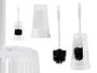 Berilo Porte-balai haut plastique blanc et noir 12,5x38x12,5 cm (Set de 24)