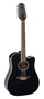 Takamine GD38 Dreadnought Cutaway Noire