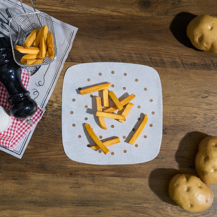 Cook Concept Lot de 25 feuilles de papier pour friteuse 22x22 cm Cook Concept Lot de 25 feuilles de papier pour friteuse 22x22 cm