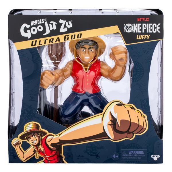 Bandai Figura Goo Jit Zu One Piece Luffy Super Figurine Extensible 20 cm Bandai Figura Goo Jit Zu One Piece Luffy Super Figurine Extensible 20 cm