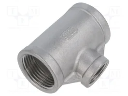 GEBO Connecteur triple joint acier inoxydable 1.4408 G 1/2'' et G 1''