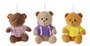 Creaciones Llopis - Ours en peluche 16 cm avec sweat-shirt - Assortiment de 6 couleurs