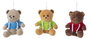 Creaciones Llopis - Ours en peluche 16 cm avec sweat-shirt - Assortiment de 6 couleurs