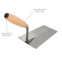WOLFPACK LINEA PROFESIONAL Peigne 341-A manche bois 180 mm