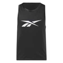 t-shirt de basket Reebok Basketball Mesh Noir