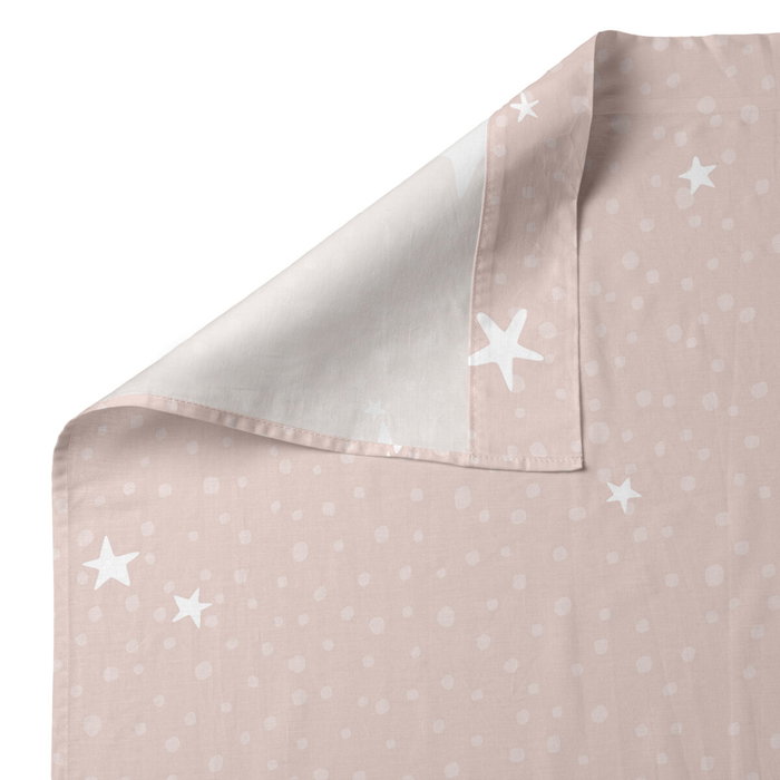 Jeu de draps pour berceau HappyFriday Basic Kids Little star Rose Lit de bébé Jeu de draps pour berceau HappyFriday Basic Kids Little star Rose Lit de bébé