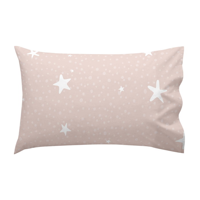 Jeu de draps pour berceau HappyFriday Basic Kids Little star Rose Lit de bébé Jeu de draps pour berceau HappyFriday Basic Kids Little star Rose Lit de bébé
