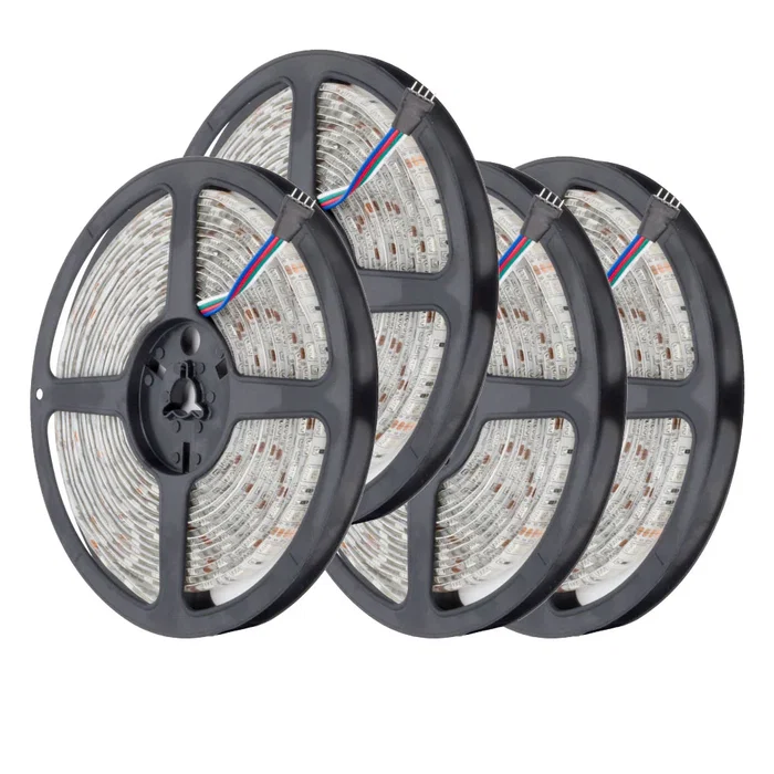 Pack 4 Tiras LED 72W 4200Lm 4200K SMD5050 12VDC IP65 5M 40.000H [PL219012-PK4-AP]
