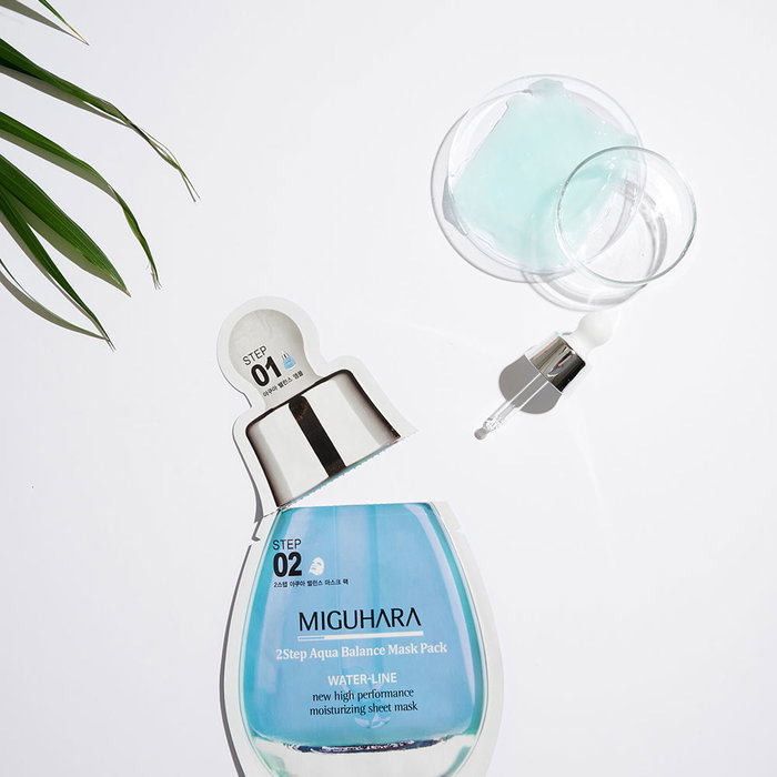 Miguhara Pack Masque Aqua Balance 2 Étapes 2 u Hydratant et Éclatant Miguhara Pack Masque Aqua Balance 2 Étapes 2 u Hydratant et Éclatant
