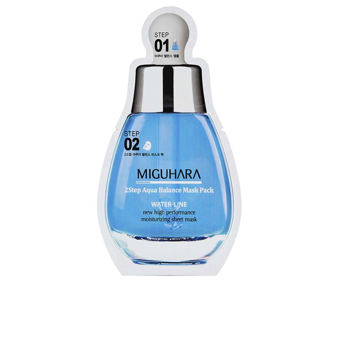 Miguhara Pack Masque Aqua Balance 2 Étapes 2 u Hydratant et Éclatant Miguhara Pack Masque Aqua Balance 2 Étapes 2 u Hydratant et Éclatant