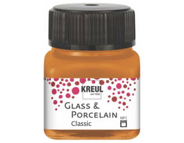 Kreul Peinture Verre et Porcelaine Glass&Porcelain Classic Métallique Or-bronze 20ml