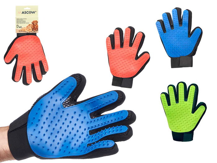 Mascow Guante Cepillo Mascota Surtidos Col en Plastique et Tissu 22 cm x 17 cm x 3 cm (Set de 24) Mascow Guante Cepillo Mascota Surtidos Col en Plastique et Tissu 22 cm x 17 cm x 3 cm (Set de 24)