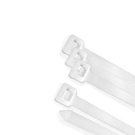 WOLFPACK LINEA PROFESIONAL Colliers de serrage en nylon naturel 2,5 x 100 mm (100 unités)