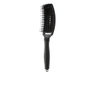 Olivia Garden Brosse à doigts en poignard Nylon Noir Intense #M 1 u - Technologie ionique antistatique