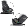 Babyauto SCUDDA Siège auto pivotant Groupe 0/1/2/3 (40-150 cm) i-Size - Inclinable avec jambe de force et réducteur - Anthracite