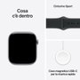 Apple Watch Series 11 GPS + Cellular 46 mm Gris Sidéral et Noir