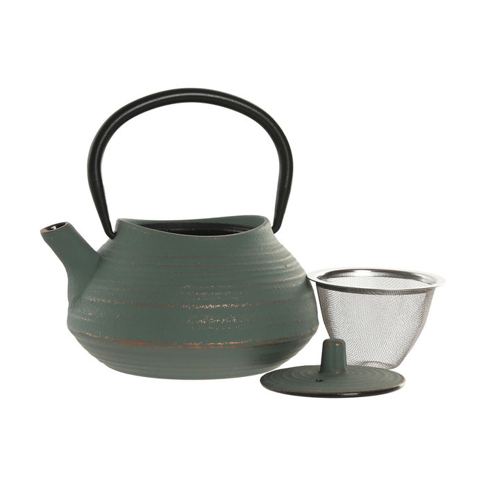 Théière Home ESPRIT Vert Orange Acier inoxydable Fer 400 ml (2 Unités) Théière Home ESPRIT Vert Orange Acier inoxydable Fer 400 ml (2 Unités)