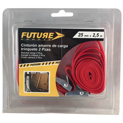 Future Cinturon Carga Trinquete 2 Ud 25mm x 2,5m