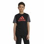 T-shirt à manches courtes unisex Adidas Essentials Noir