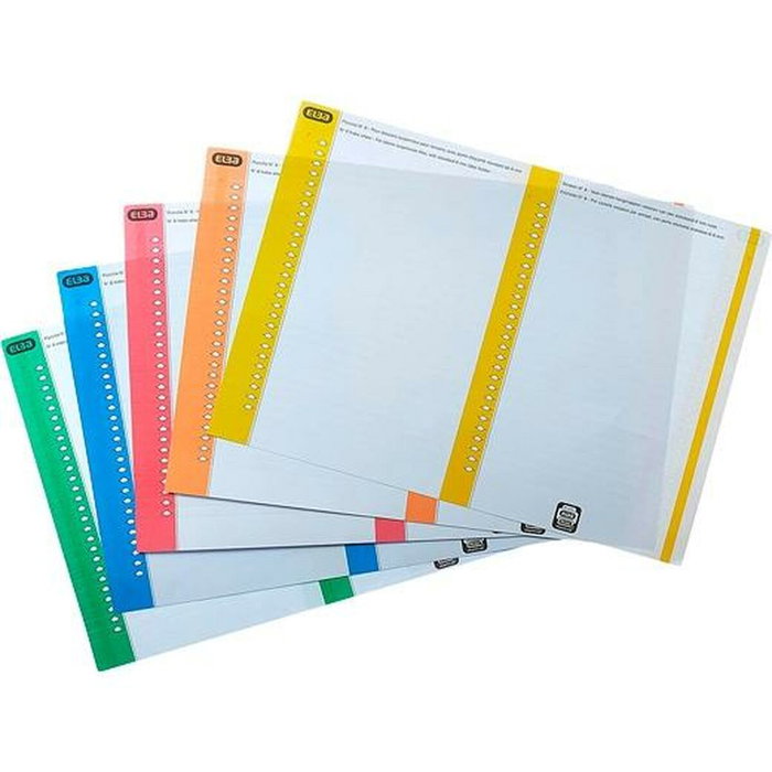 Elba Étiquettes pour Dossier Suspendu Multicolore A5 (10 Unités)
