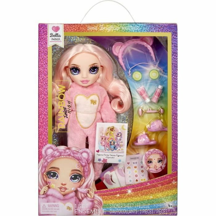 Rainbow High Poupée Bella Junior High Pyjama Party Rose
