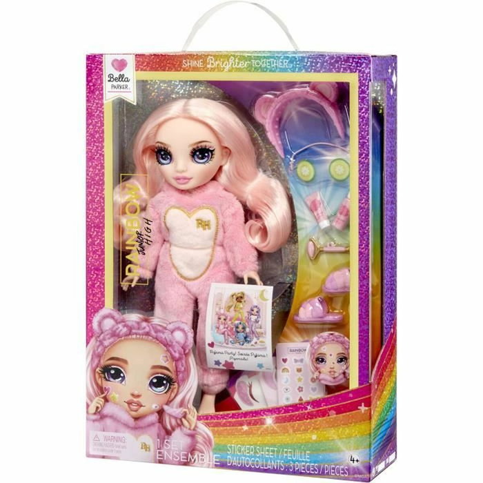 Rainbow High Poupée Bella Junior High Pyjama Party Rose