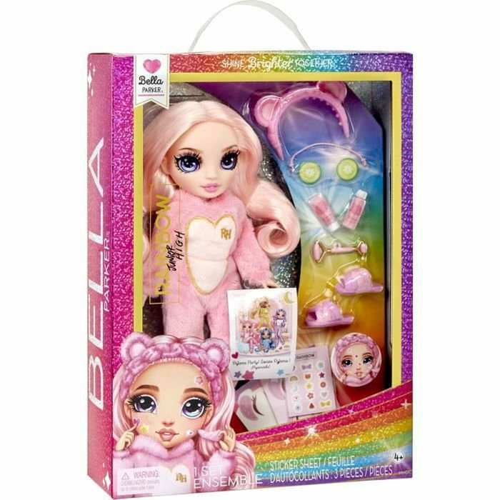Rainbow High Poupée Bella Junior High Pyjama Party Rose