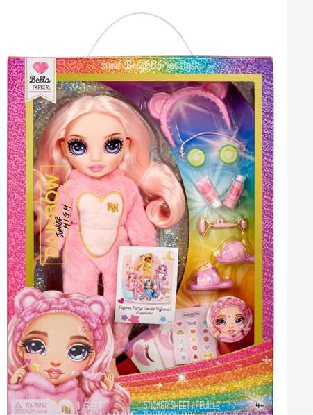 Rainbow High Poupée Bella Junior High Pyjama Party Rose