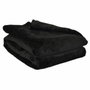 Toison D'Or Plaid VELVET en microflanelle Noir 130 x 170 cm
