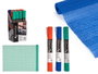 KINVARA Tapis Antidérapant 30x90cm Bleu, Orange, Vert