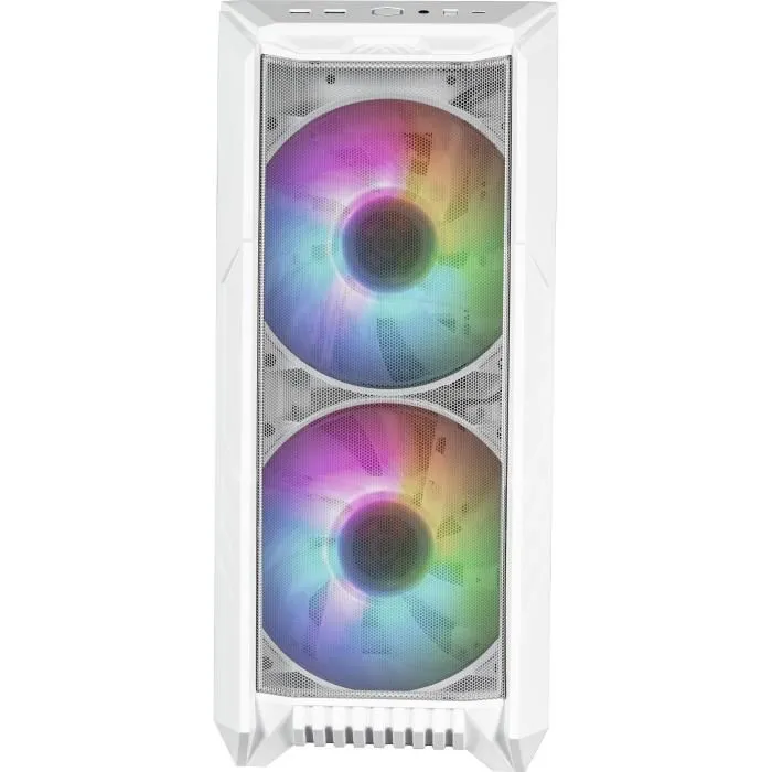 Cooler Master Boîtier HAF 500 Blanc ARGB ATX H500-WGNN-S00
