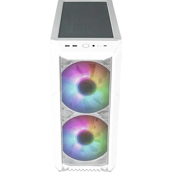 Cooler Master Boîtier HAF 500 Blanc ARGB ATX H500-WGNN-S00
