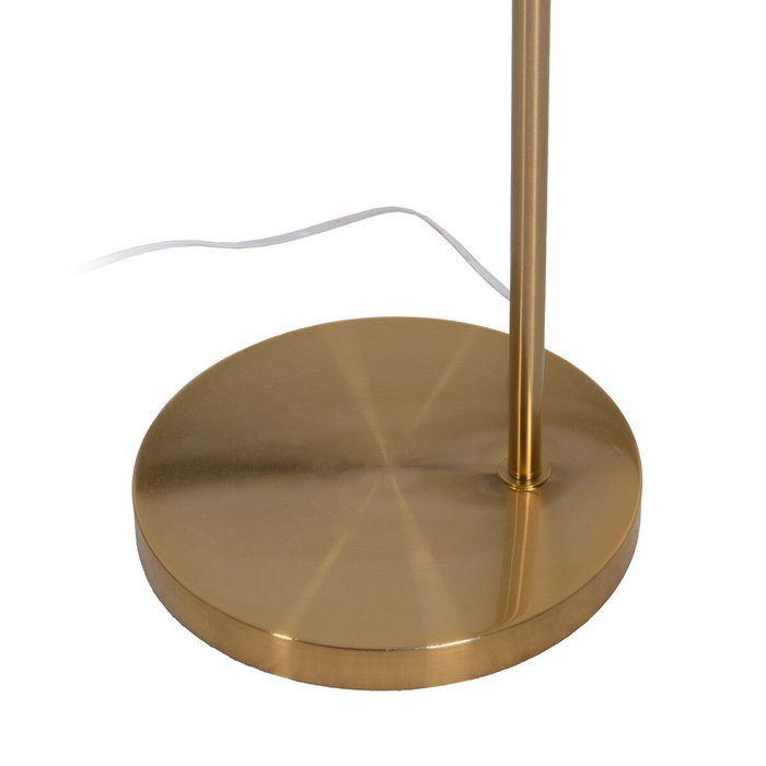 BigBuy Home Lampadaire Blanc Doré Métal Plumes BigBuy Home Lampadaire Blanc Doré Métal Plumes