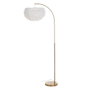 BigBuy Home Lampadaire Blanc Doré Métal Plumes