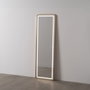 BigBuy Home Miroir mural Doré avec lumière LED 50 x 3 x 160 cm