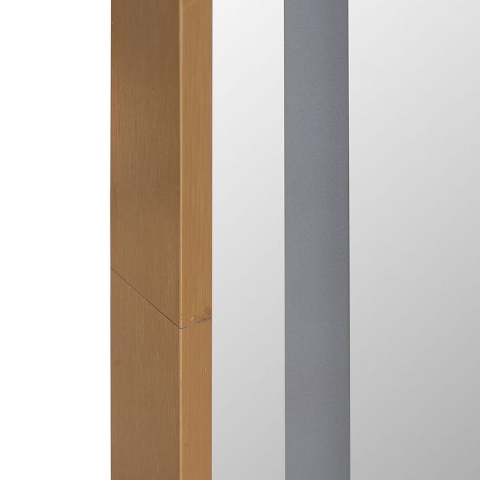 BigBuy Home Miroir mural Doré avec lumière LED 50 x 3 x 160 cm BigBuy Home Miroir mural Doré avec lumière LED 50 x 3 x 160 cm