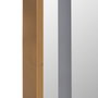 BigBuy Home Miroir mural Doré avec lumière LED 50 x 3 x 160 cm