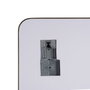 BigBuy Home Miroir mural Doré avec lumière LED 50 x 3 x 160 cm