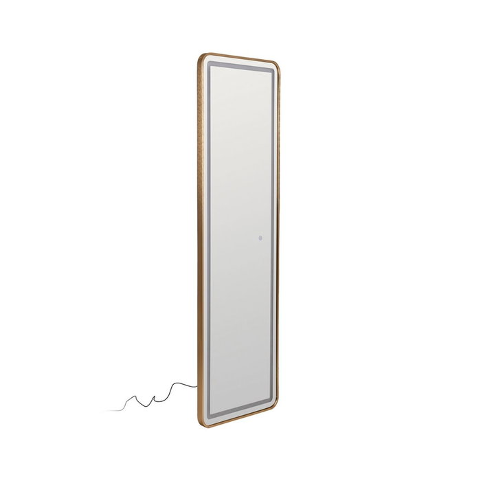 BigBuy Home Miroir mural Doré avec lumière LED 50 x 3 x 160 cm BigBuy Home Miroir mural Doré avec lumière LED 50 x 3 x 160 cm